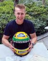 The 'million dollar' Senna helmet bought at Japan GP26