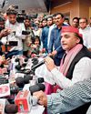 AKHILESH WIDENS HIS PARTY'S TENT