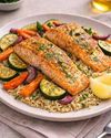 Baked Salmon with Quinoa & Roasted Vegetables17