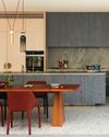 Coloured wood cabinets Coloured wood cabinets