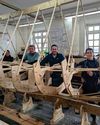 Academy students build boats using 100% British wood Academy students build boats using 100% British wood
