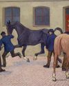 Showing at Tattersalls by Robert Polhill Bevan