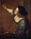 Self-Portrait as the Allegory of Painting (La Pittura) by Artemisia Gentileschi