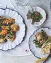 Watercress and pistachio chimichurri spatchcock chicken Watercress and pistachio chimichurri spatchcock chicken