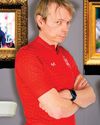 "In my downstairs loo my head may look funny, but my shins are bang up to date" Cycling Weekly