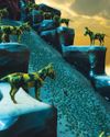 Donkey throng Donkey throng