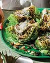 Grilled iceberg lettuce with capers Grilled iceberg lettuce with capers