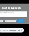 TURN TEXT INTO SPEECH WITH GOOGLE'S API