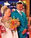 Tragedy strikes on Bernie and Dev's wedding day...4