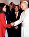 La Reina Letizia regresa a Roma y se encuentra con el Papa3
