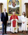 Los Reyes Felipe y Letizia se reúnen con el Papa27