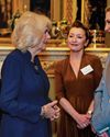 WILDE TIMES AT THE PALACE AS QUEEN HOSTS THEATRE STARS