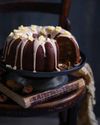 cake of the month: Pear & pecan gingerbread cake with spiced icing