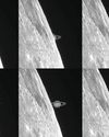 Lunar occultation of Saturn