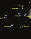 Lunar occultation of the Pleiades Lunar occultation of the Pleiades17