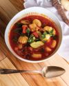 Vegetable Soups and dumplings