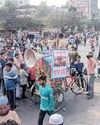 Highway Blocked at Rayerbagh for Uninterrupted Gas Supply5