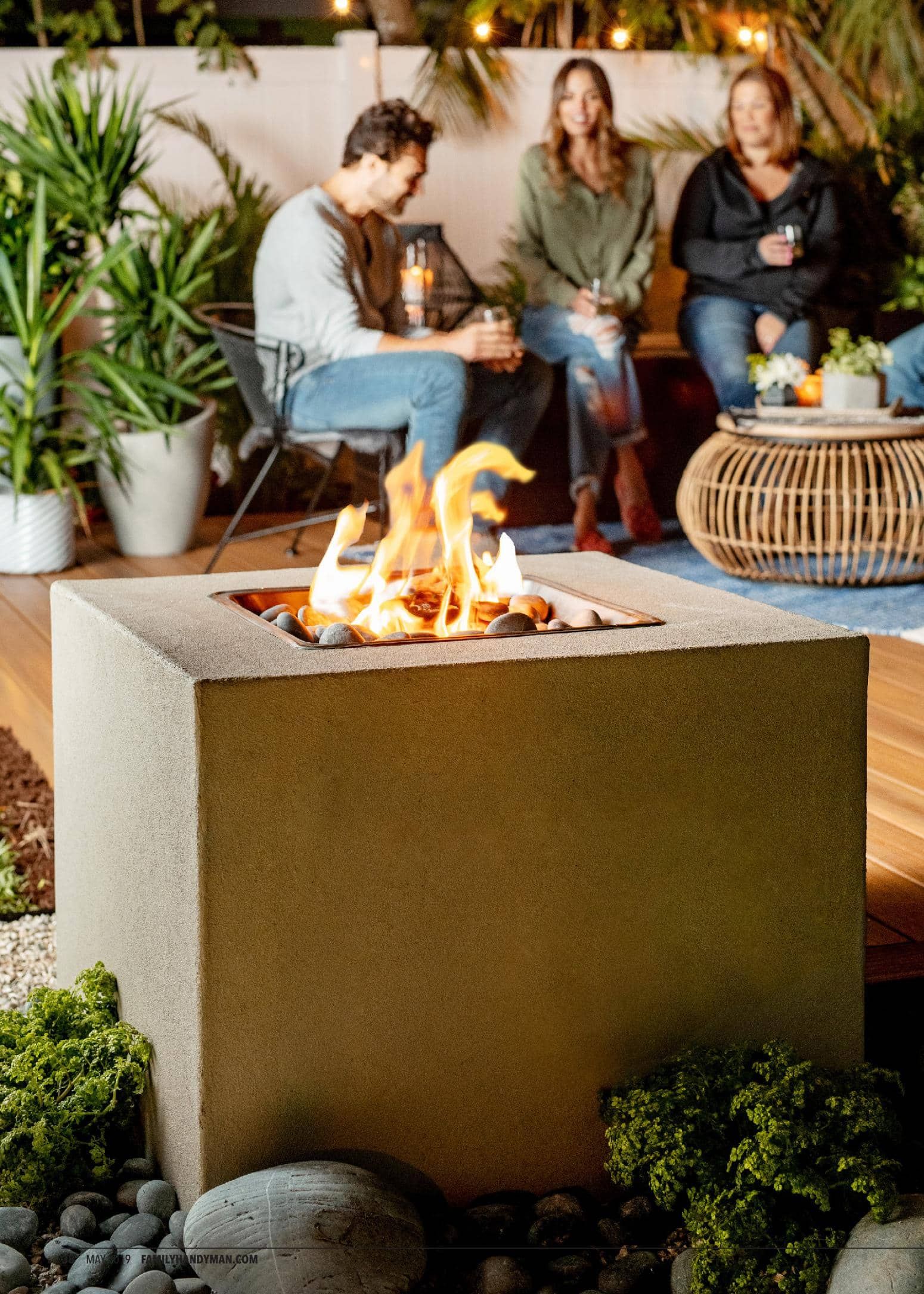 Backyard Fireplace Easy To Build And Portable Too